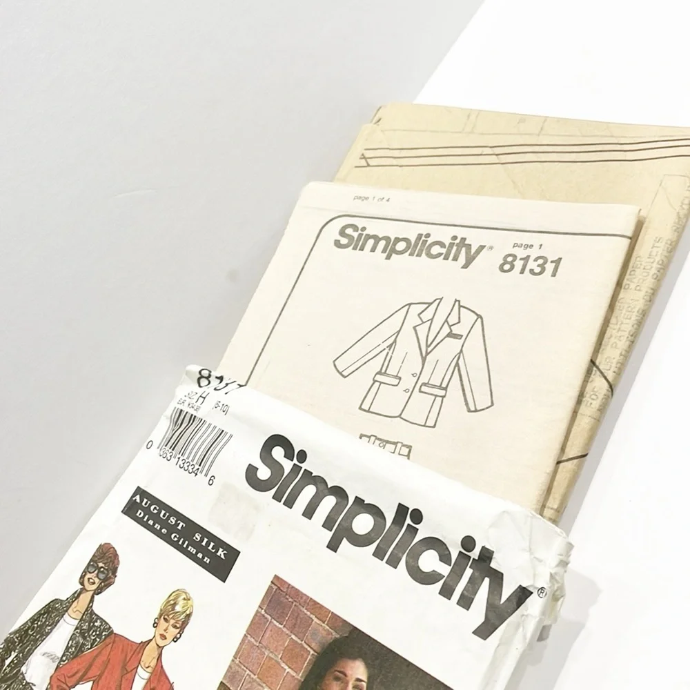 UNCUT VTG 90s Simplicity Sewing Pattern 8131 August Silk Diane Gilman Women 6-10